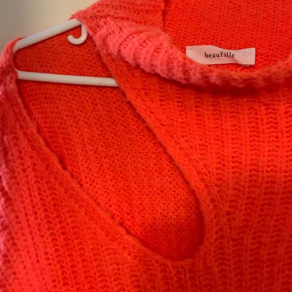 Beaufille Orange knit with cut out - Picture 4 of 5